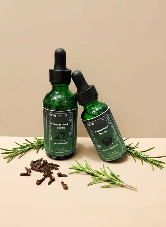 Sacred Seed Hair & Beard Growth Bundle